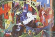 Franz Marc Painting with Cattle (mk34) oil painting picture wholesale
